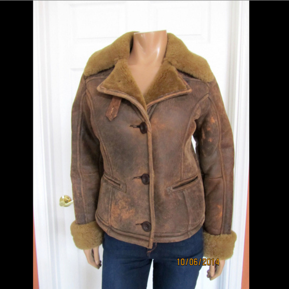 ugg shearling bomber jacket